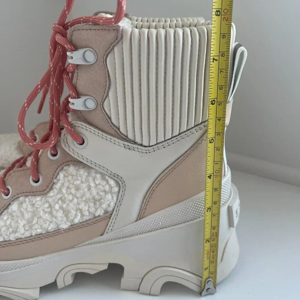 Sorel | Brex Cozy Lace Women's Boot | Nova Sand Sea Salt | Size 8.5 - Picture 8 of 9